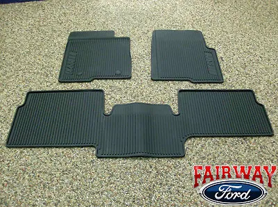 $144.95 • Buy 10 Thru 14 Ford F-150 Raptor SVT OEM Black Rubber Floor Mat 3-pc Super Cab