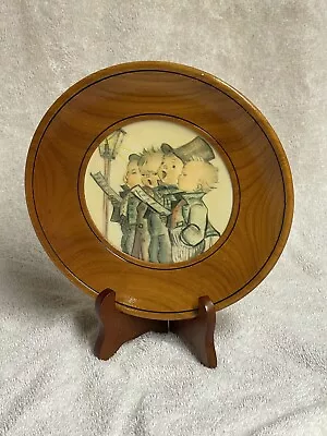 M.J. Hummel Miniature Wooden Plate 6” Boy Quartet • $1