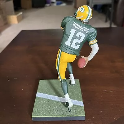 Football NFL Sports Green Bay Packers Aaron Rodgers #12 Action Figure W/base • $25