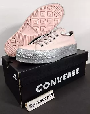 Converse All Star Chuck Taylor X Miley Cyrus Platform Low Top Sneakers Rose 8 • $119.99