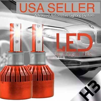 H3 YELLOW 3K LED Conversion Headlight Bulbs Xentec 3000K Lights Hid Car Fog Kit • $22.97