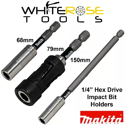 Makita Impact Premier Bit Holders Ultra Magnetic Screwdriver Driver 1/4  Hex • £9.99