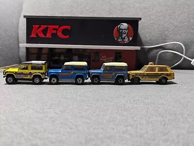 Land Rover Ninety & Police Patrol - 1980s Matchbox - 4 Car Lot • $3