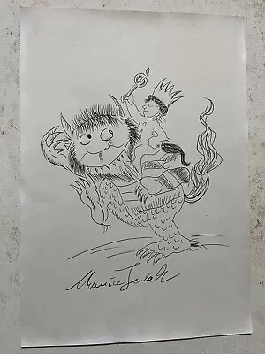 Maurice Sendak Painting On Paper (Handmade) Signed And Stamped • $130