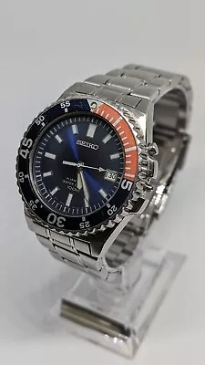 Mens Seiko 5M62-0A10 Pepsi Kinetic  Drivers Watch. Spares/Repairs. • £24