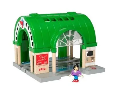 BRIO World Central Train Station 33649 With ATM And Sound For Wooden Train Set • £37.95