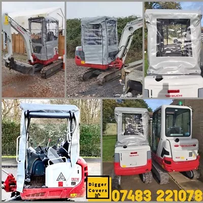 Excavator Canopy Cover. All Weather Protection. Takeuchi TB216 TB016 TB219 • £650