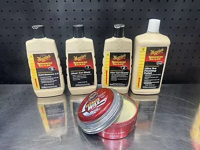 Meguiars  Mirror Glaze Ultra Compounds And Polish’s  For Car/Auto Detailing Used • $25