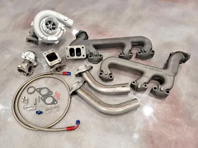 4.3L Turbo Kit Hot Parts T3 Cast 4.3 FOR Chevy GMC Turbocharger V6 Wastegate Oil • $686.40