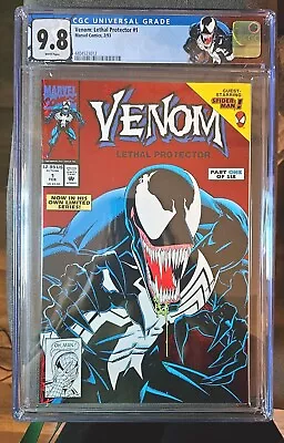 Venom Lethal Protector #1 CGC 9.8 WP   1993 Marvel Custom Label  • $150