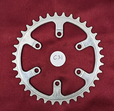 Vintage TA Specialites 36t Single Speed Chainring 6 Bolt 80 BCD C31 • $25.22