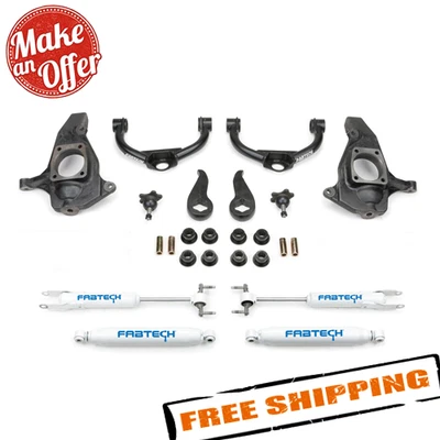$1422.25 • Buy Fabtech K1055 Suspension Lift Kit For 2011-2019 Silverado/Sierra 2500HD/3500HD