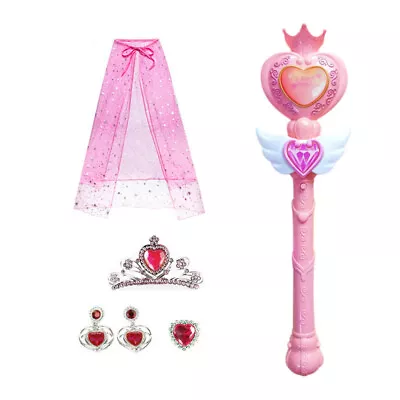  Party Flashing Wand Toys For Girls Kids Playset Little Child Glow Stick Shine • £12.19