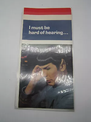 £19.66 • Buy Star Trek Spock Greeting Card Random House Vintage 1976 Unused Ears  New 