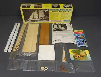 Sharpie Schooner 968 Wood Boat Display 3/8 Model Kit Skill Level 2 New In Box • $34.94