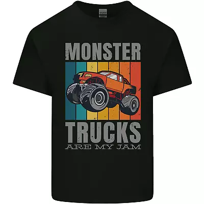 Monster Trucks Are My Jam Mens Cotton T-Shirt Tee Top • $17.11