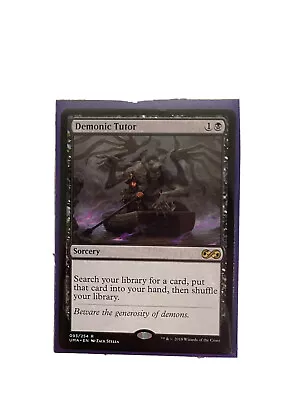 $44 • Buy MTG Demonic Tutor Ultimate Masters 093/254 Regular Rare
