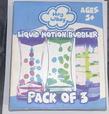 Liquid Motion Bubbler - Sensory Liquid Timer 3 Pack Autism Sensory Toys Kids • $17