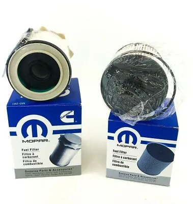 2019 2020 Ram 2500 3500 4500 Mopar Diesel Fuel Filter Set 68436631AA 68157291AA • $49.99