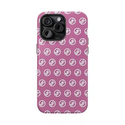 Pink MK Monogram Style MagSafe Tough Cases Michael Kors For IPhone • $35.42