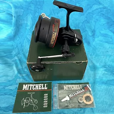 Mitchell 498 CASTING Saltwater Spinning Reel MP PUM * EURO * Vintage Non Garcia • $249.95