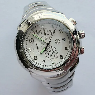 Mercedes Benz Classic Racing AMG Car Accessory Made In Germany Chronograph Watch • $546.75