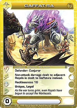 Chaotic Gaffat-ra 16/100 TOTT 1st Edition Foil Rare Min Energy • $6.99