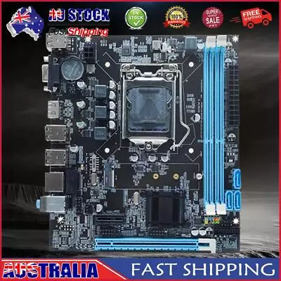 H61 Motherboard 4 X SATA 2.0 Computer MainBoard Realtek 10/100 Mbps LAN Onboard  • $44.99