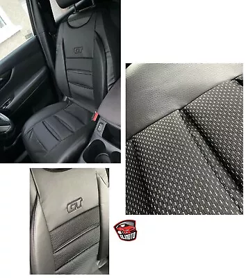 FRONT SEAT COVER MAT ECO LEATHER & FABRIC For MAZDA DEMIO 626 5 PREMACY • $42.47