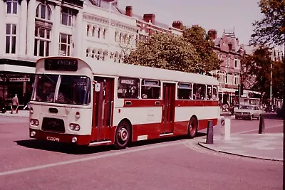 1975 Original Bus Slide Merseyside Ainsdale PFY 72J Ref 3756 • £4.99