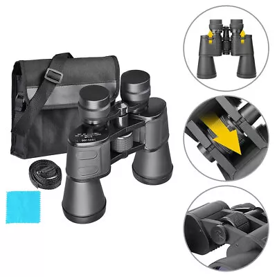 180x100 Military Zooms Powerful Binoculars Day/Night Vision Optics Hunting&Cases • £23.45