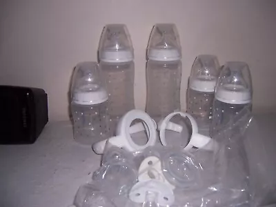 Nuk Baby Bottles Pacifier Caps Lot  Box TEL • $21.28