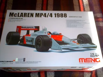 MENG 1/12 SCALE THE McLAREN MP4/4 1988 F-1 RACING CAR • £95