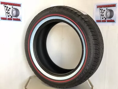 1 NEW 235-55r17 99H VOGUE CUSTOM BUILT RADIAL VIII RED WHITE RADIAL  235/55-17 • $280.81