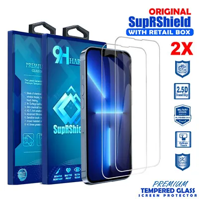 $4.49 • Buy 2X Tempered Glass Screen Protector For IPhone SE X XS 14 13 12 11 Pro Max XR 8 7