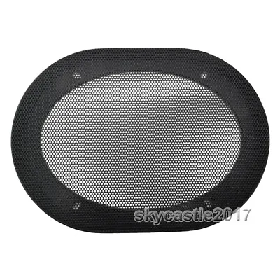 2pcs 5 X7  5x7 Inch Speaker Cover Decorative Circle Metal Mesh Grille Protection • $13.98