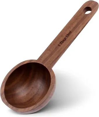 Wooden Coffee Spoon In Walnut Measuring For Coffee Beans Ground Beans Or Tea • £7.44