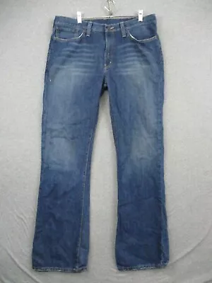 Polo Ralph Lauren Jeans 36x33 Men's Bootcut Relaxed Denim Jeans Distressed • $27.86