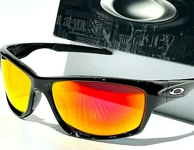 NEW* Oakley CANTEEN Black Polished W POLARIZED Galaxy RUBY Iridium Sunglass 9225 • $87.88