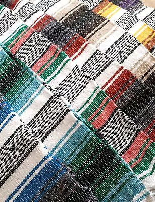£29.99 • Buy Soft Handloomed Ethical Blanket, Perfect For Yoga & Meditation, Mexican Blanket
