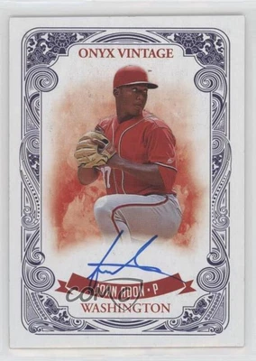 $7.44 • Buy 2021 Onyx Vintage Blue Ink Auto /325 Joan Adon #VAJA Auto