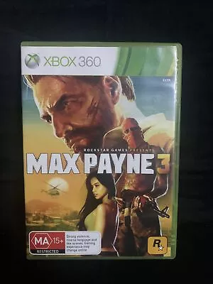 Max Payne 3 Xbox 360 With Manual And Both Disk • $20