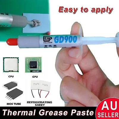 Thermal Paste Grease Heatsink Compound For All CPU GPU VGA Syringe Cooling 3g AU • $7.49