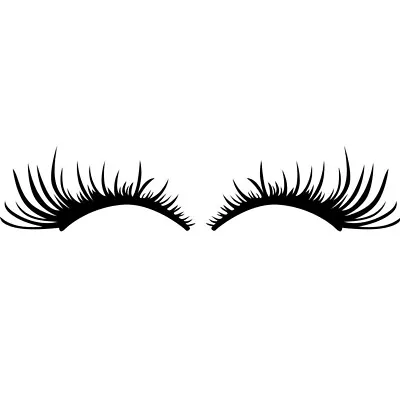 Eyelashes Stripe Vinyl Decal Stickers For Car Headlight  Fog Eyebrow Waterproof • $11.60