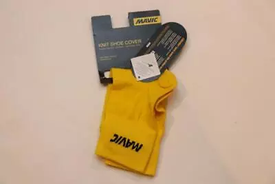 New Mavic Knit Shoe Cover Small Yellow Road Bike TT Tri Race Aero Pro Fit • $5.99