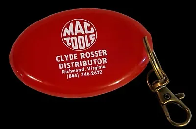 VTG 1975 Mac Tools Advertising Key Chain Rubber Coin Purse Holder Richmond VA  • $14.99