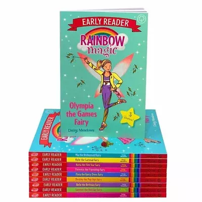 Daisy Meadows Rainbow Magic Early Reader Collection 10 Books Set Paperback • £17.50