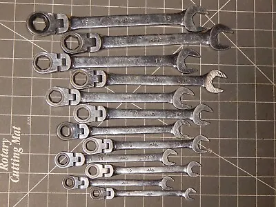 Mac 12Pc Metric Flex Head Ratcheting Wrench Set 8MM 19MM 6Pt 6 Point RWF • $319.99