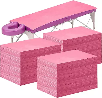  50 Pack Pink Disposable Massage Table Sheets Waterproof Non Woven Fabric Breat • $34.94