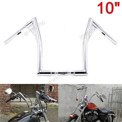 10'' Ape Hanger Handlebar Silver For Yamaha Road Star Virago V-Star 1100/1300 US • $119.94